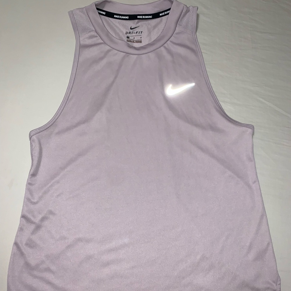 Nike running tank vented back